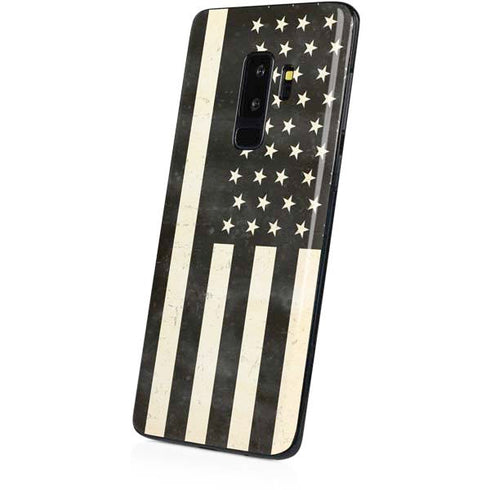 Black & White USA Flag Galaxy S9 Plus Skin